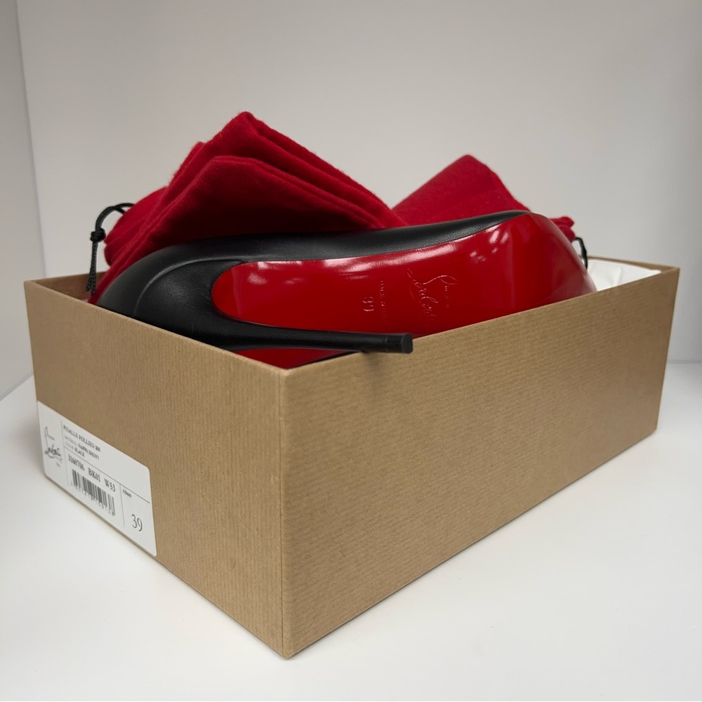 Christian Louboutin Pigalle Plato 100 Patent Leather Pumps - Picture 15 of 15